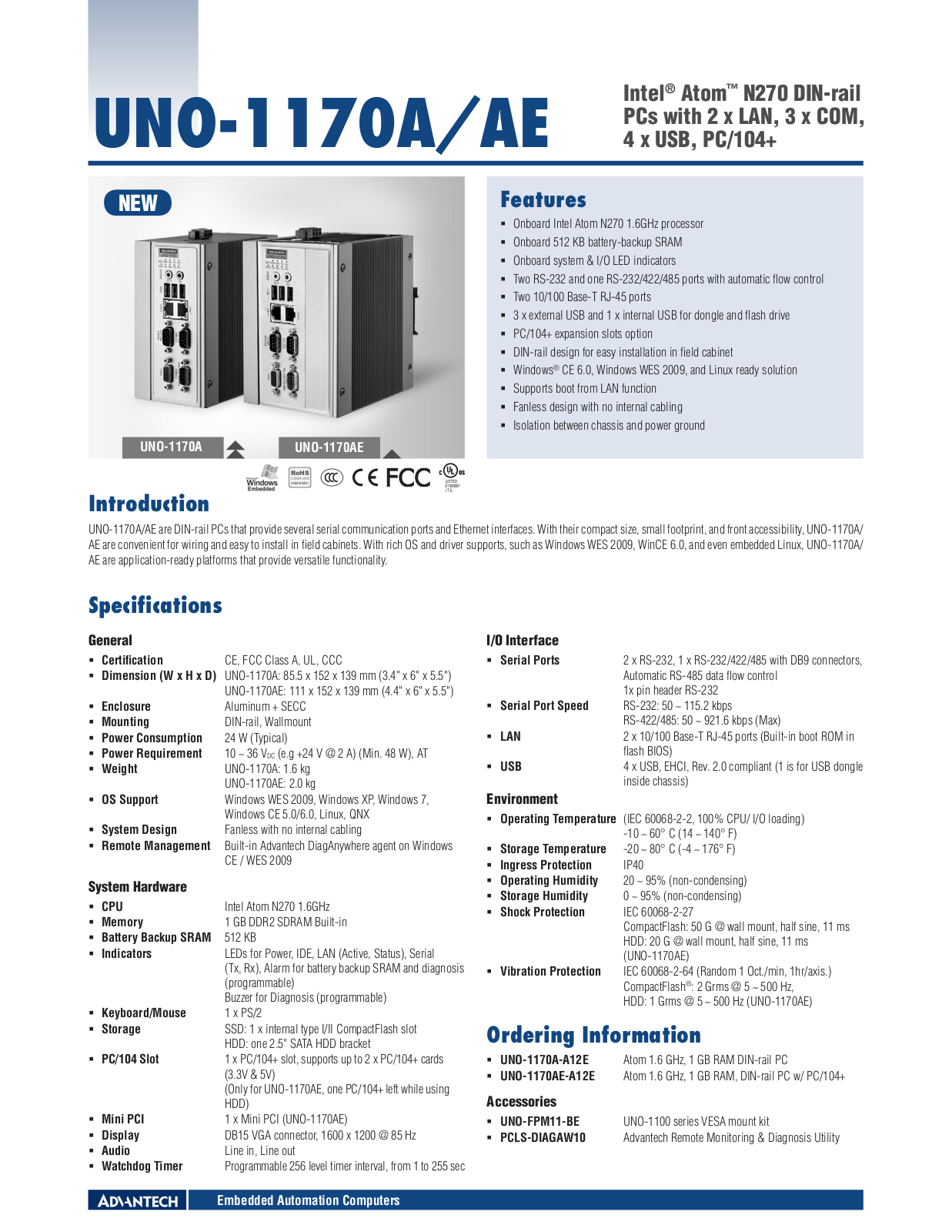 Impulse UNO-1170А-AE User Manual