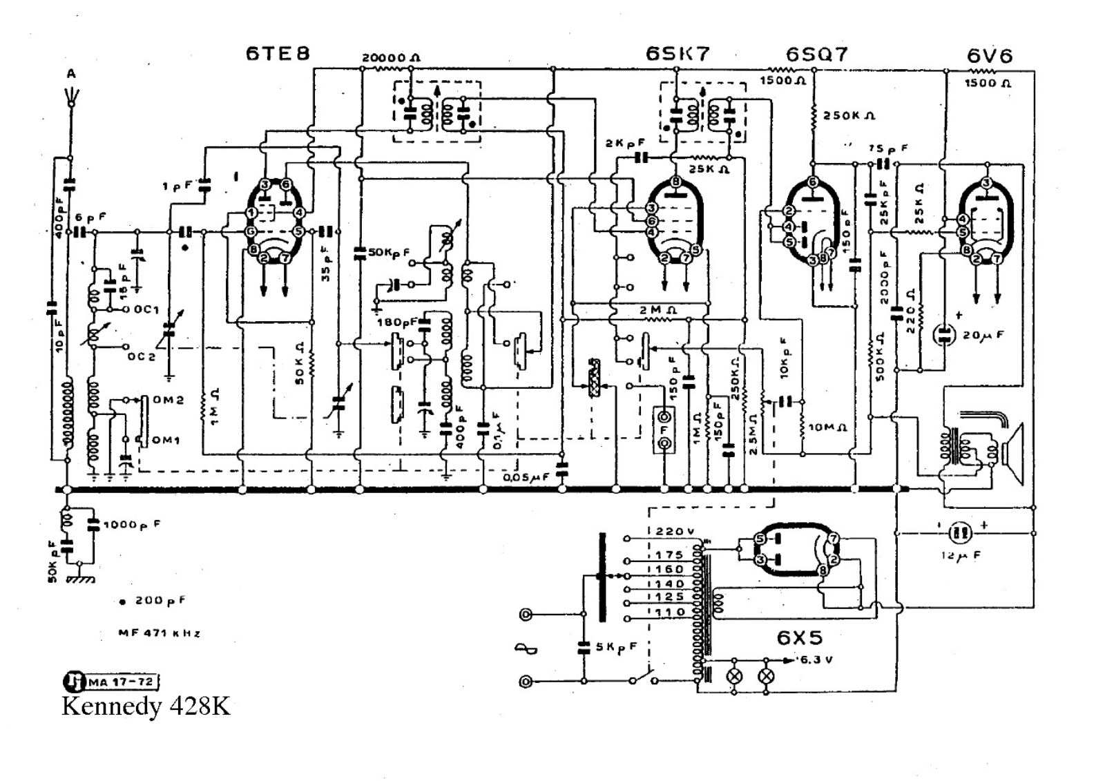 Kennedy 428k schematic