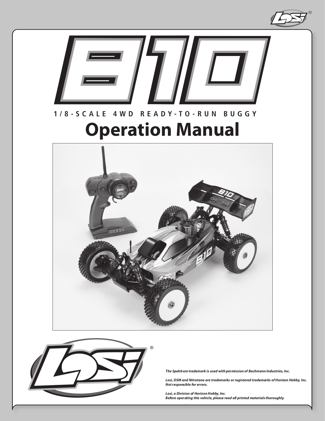 Losi LOSB0021 User Manual