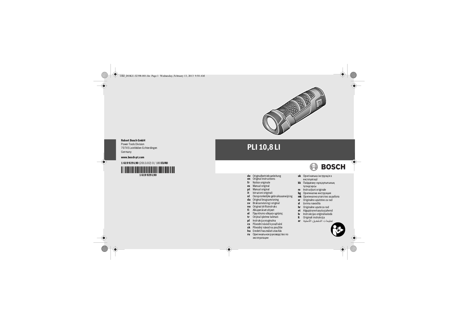 Bosch PLI 10, PLI 8 LI User Manual