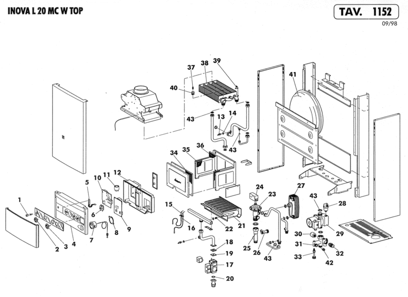 Lamborghini INOVA L 20 MC TOP Schematics