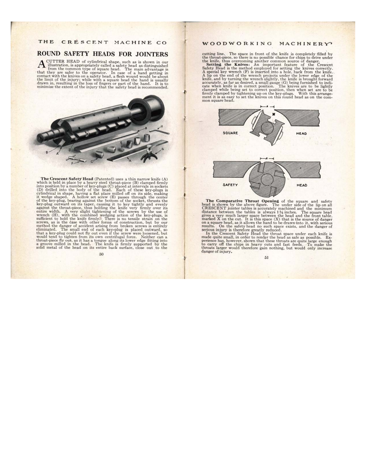 Crescent Machine 1921 - Crescent Jointers Jointers - ManualMachine.com