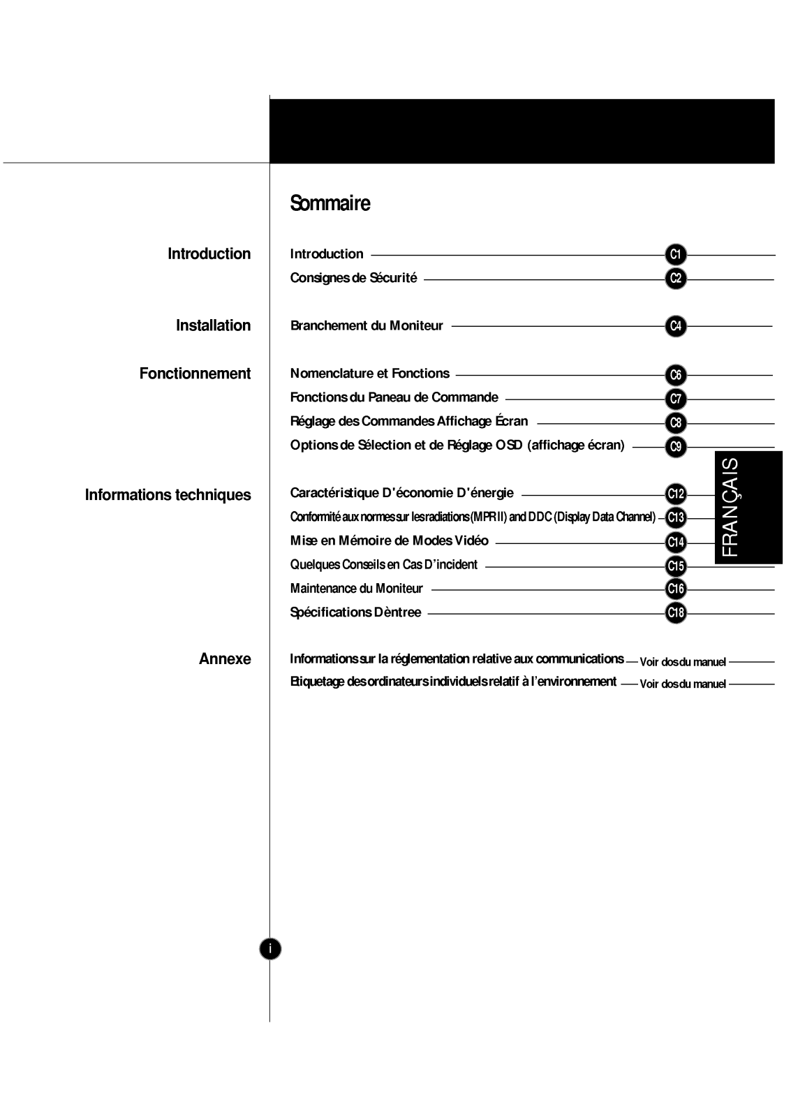 LG FLATRON FB775BE User Manual