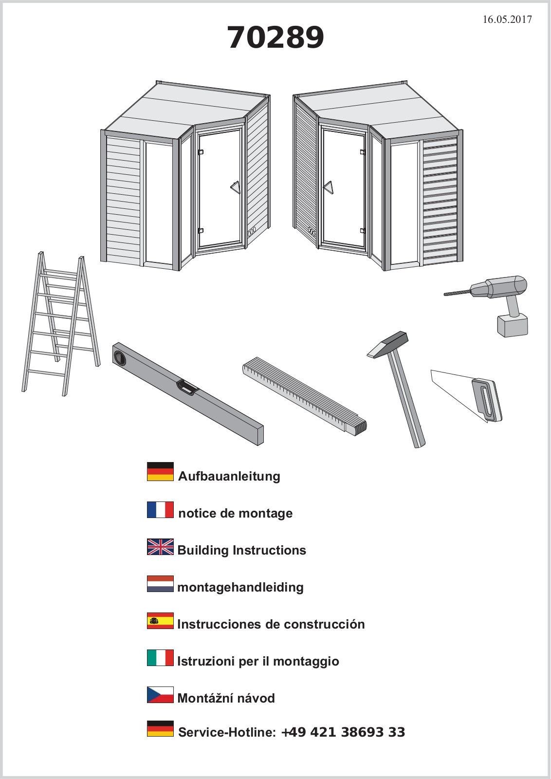 Karibu 70289 Assembly instructions