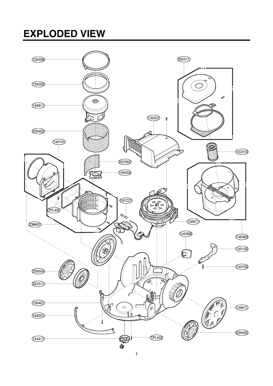 Hoover S3765 Service Manual