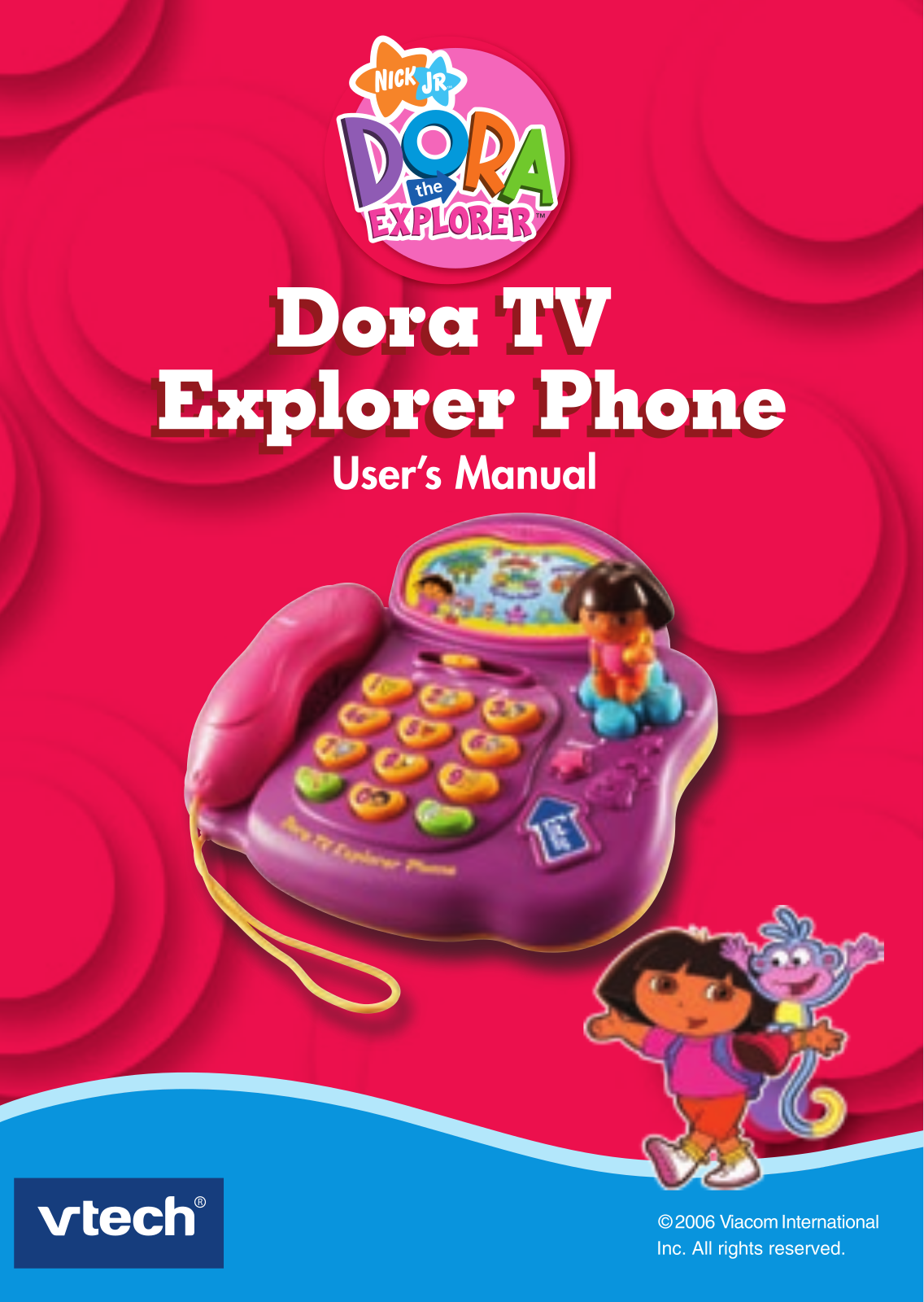 VTech Dora's TV Explorer Phone Owner's Manual