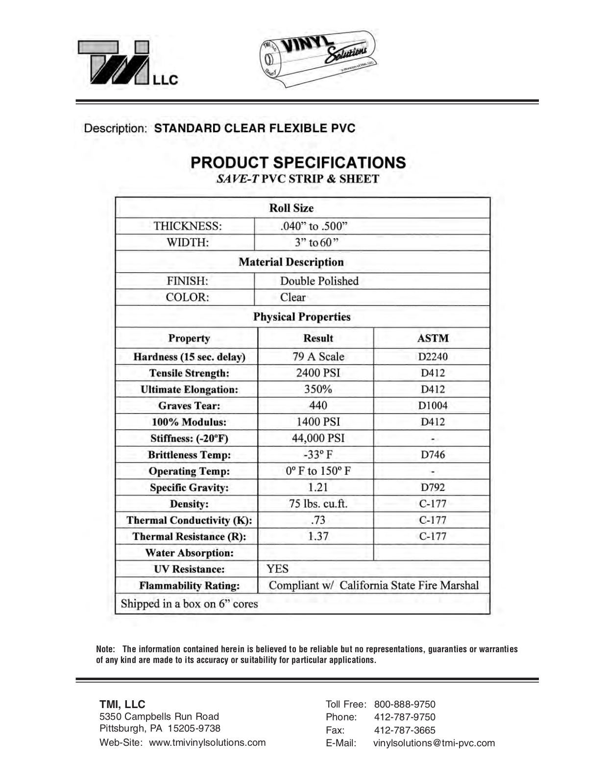 Tmi FCS04040 User Manual