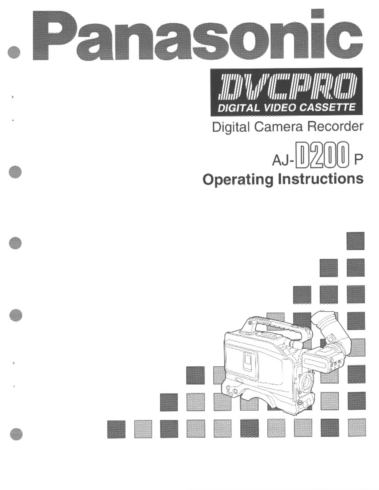 Panasonic AJ-D200P User Manual