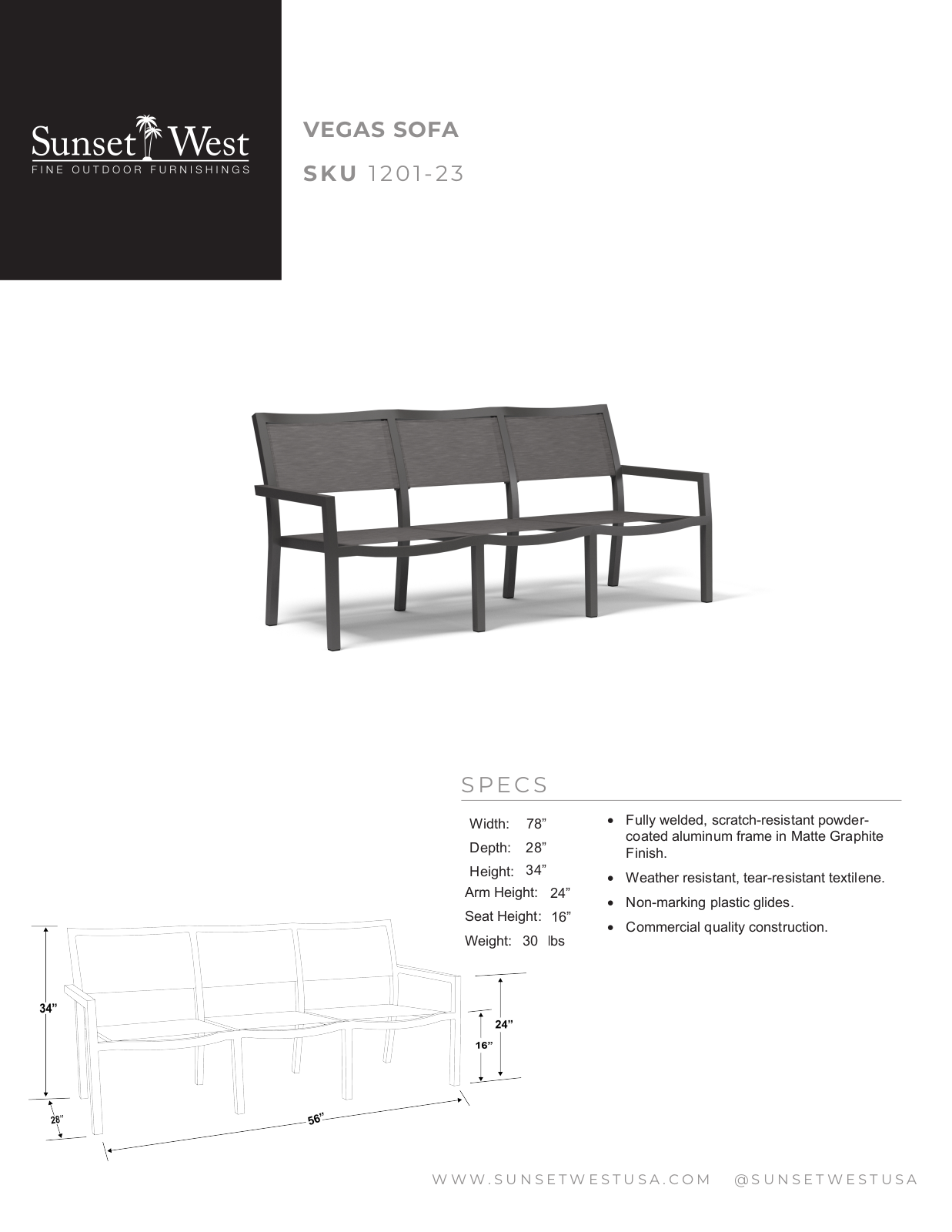 Sunset West XSW10248 Specifications - ManualMachine.com