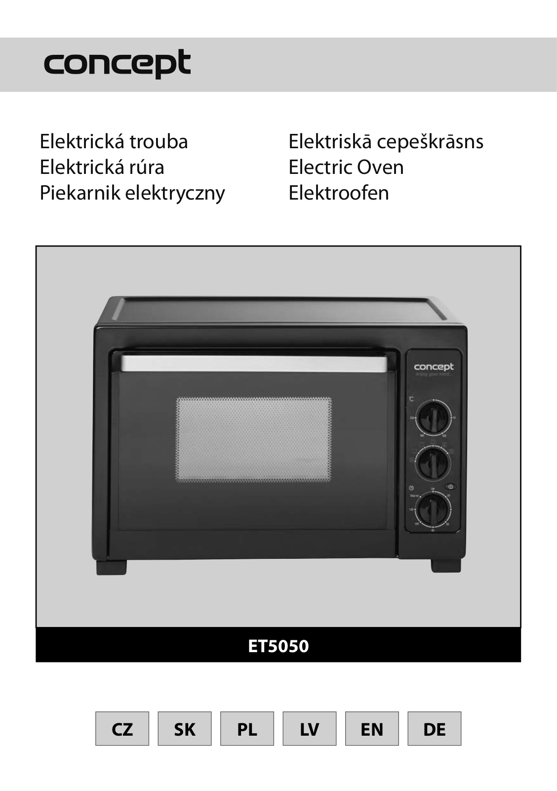 Concept ET5050 User Manual