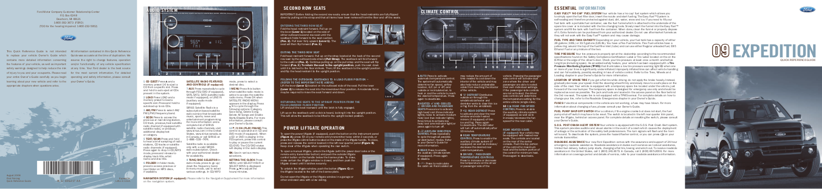 Ford Expedition 2009 User Manual