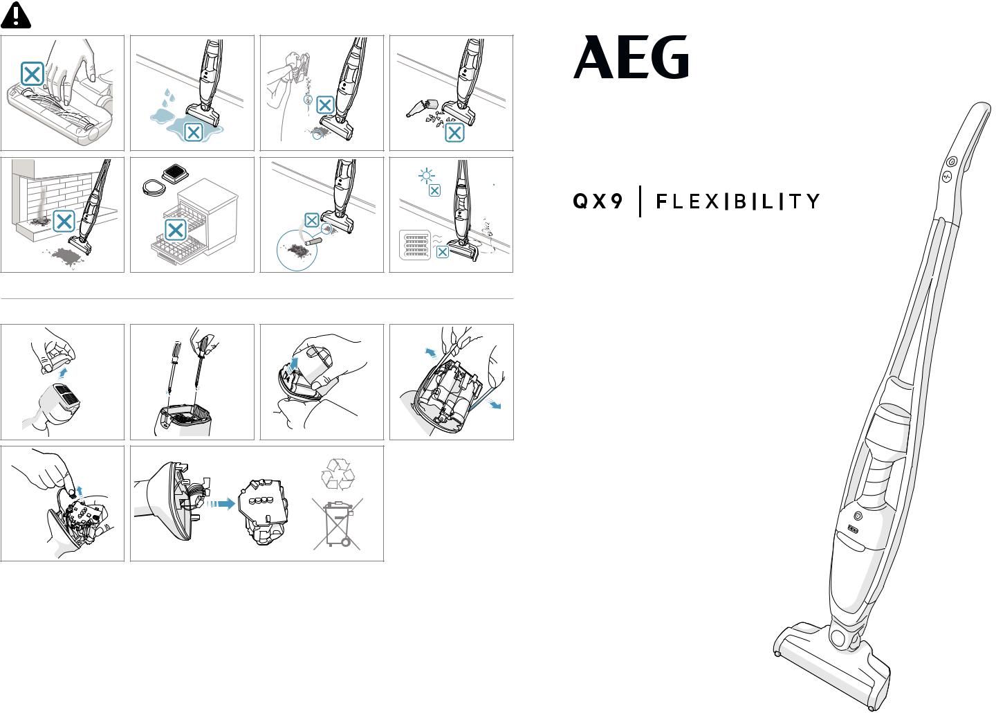 AEG QX9-1-40GG, QX9-1-50IB, QX9-1-ANIM, QX9-1-ALRG User Guide