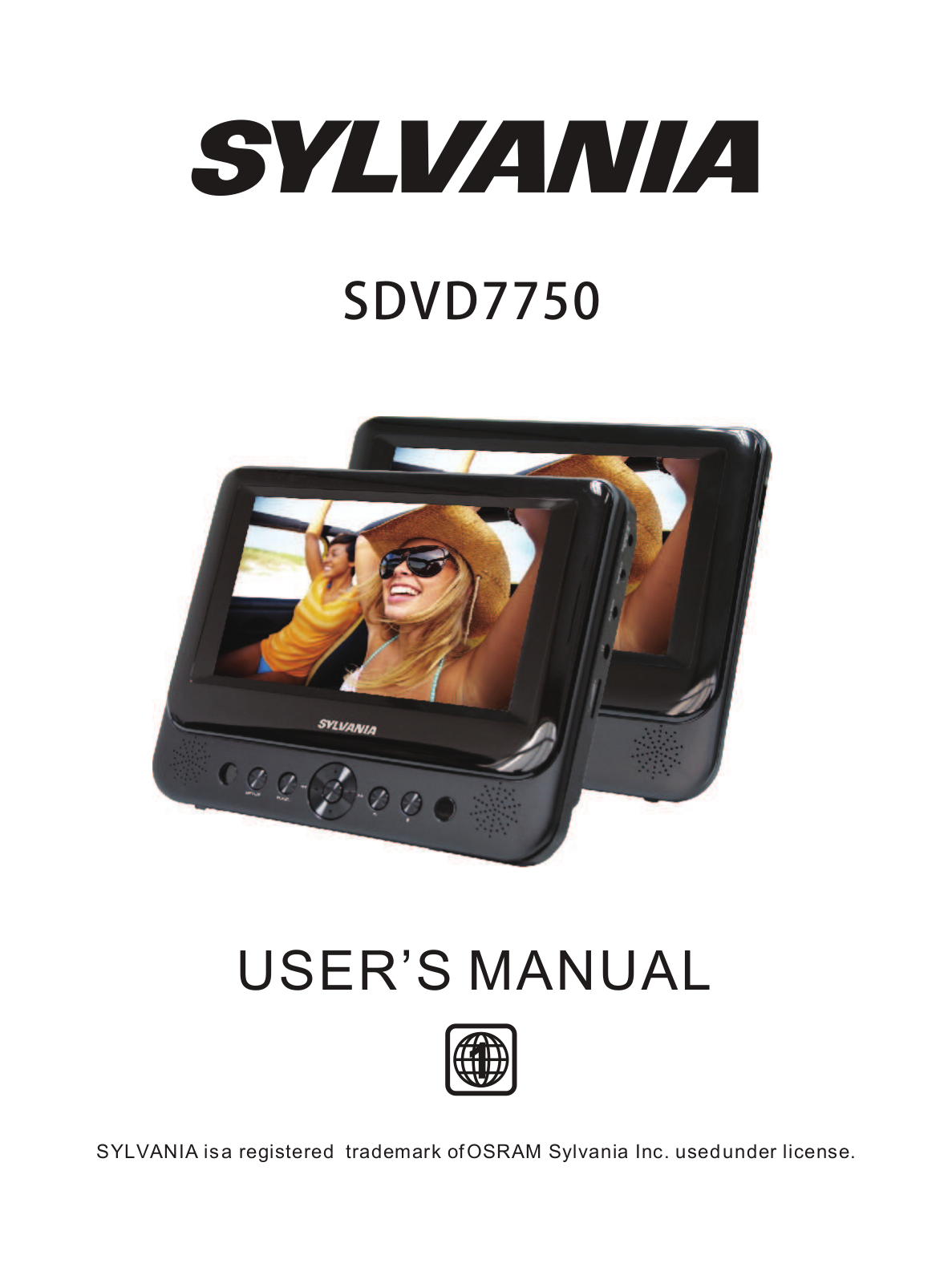 Sylvania SDVD7750 User Manual