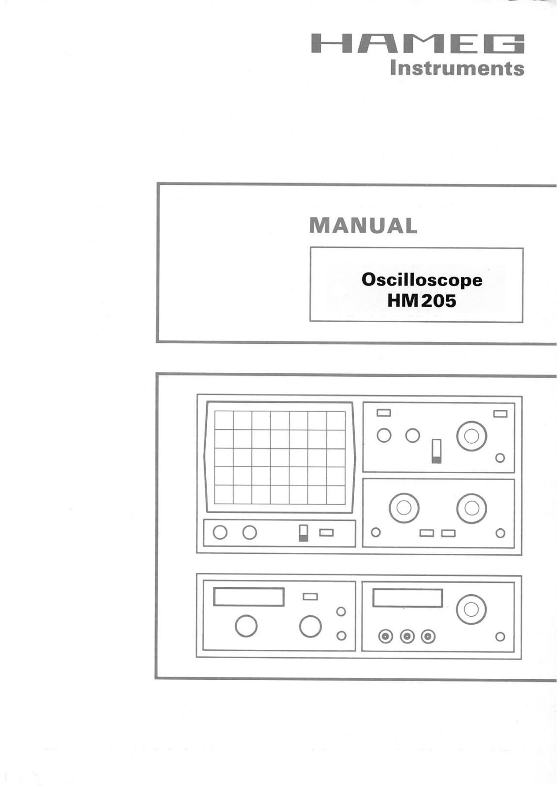 HAMEG HM205 User Guide