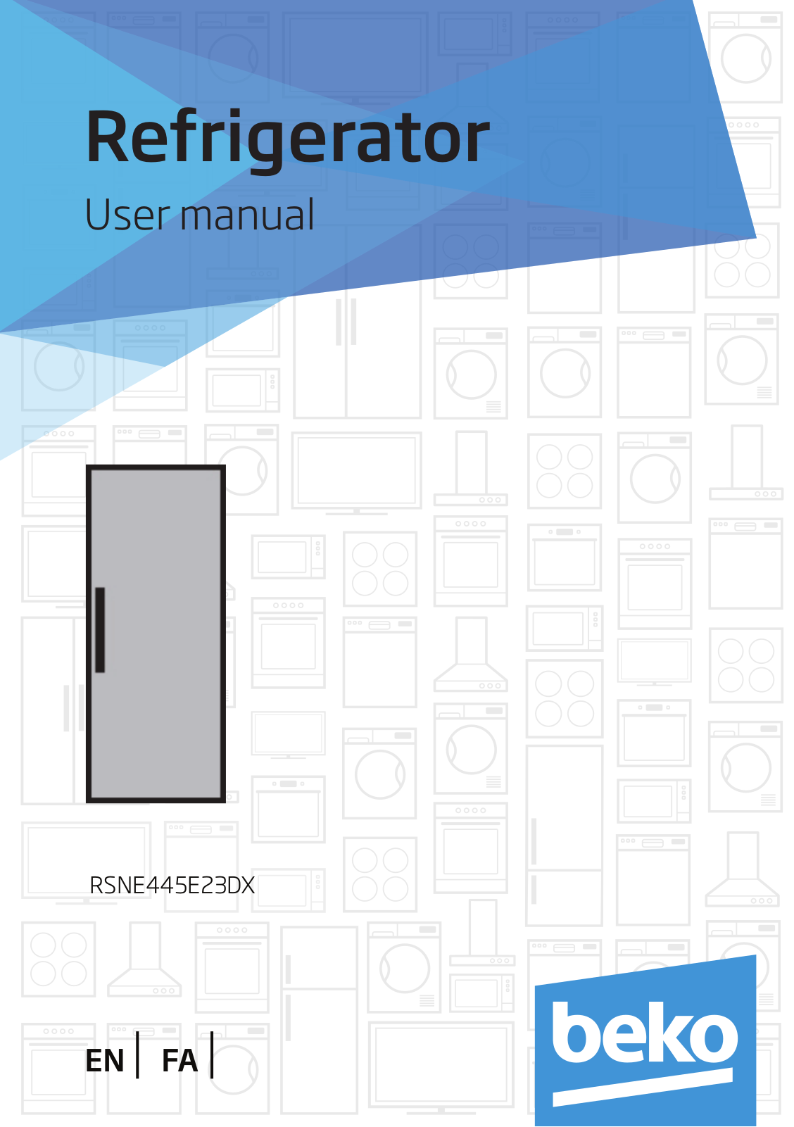 Beko RSNE445E23DX User manual