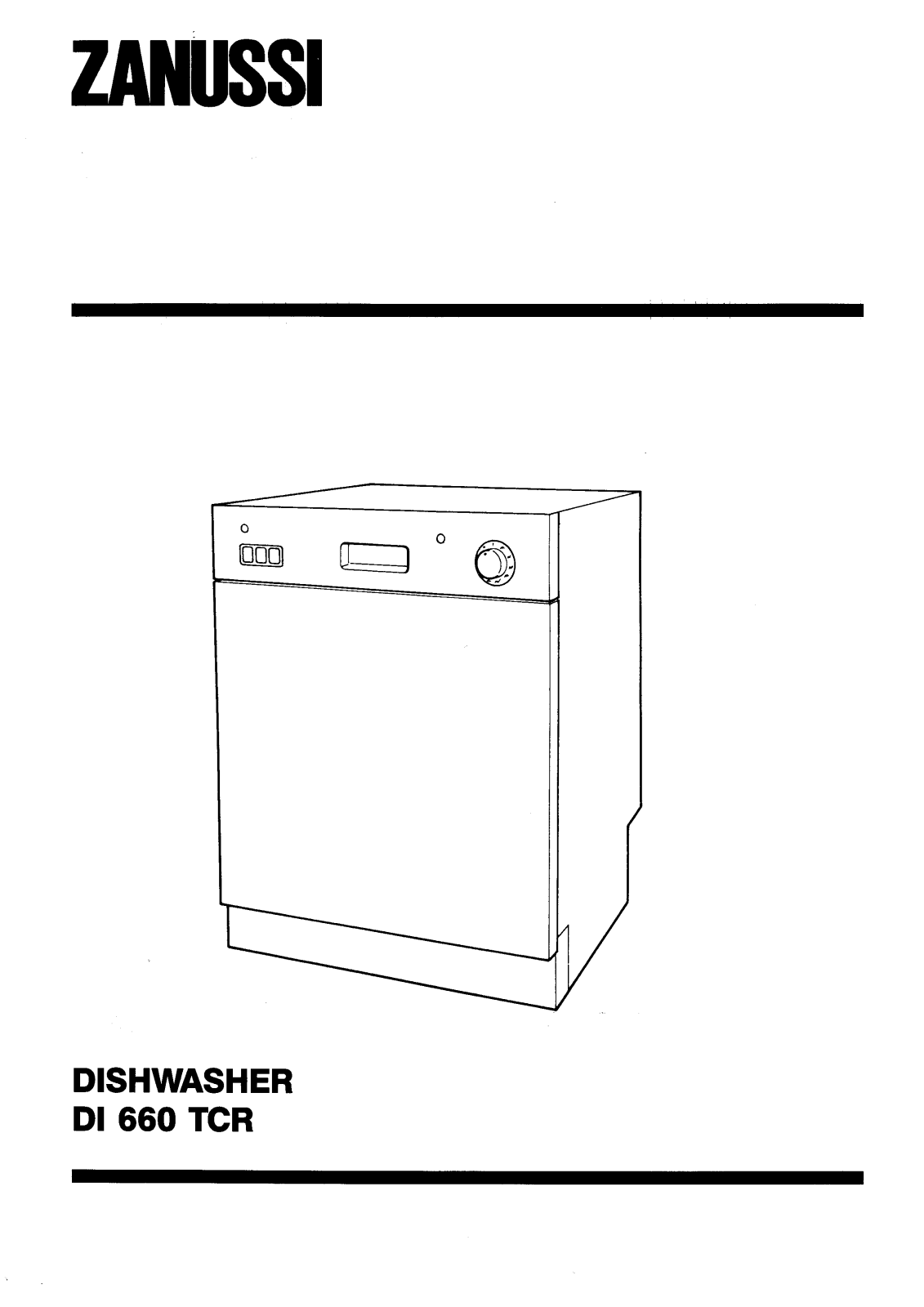 Zanussi Di660TCR B, Di660TCR W User Manual