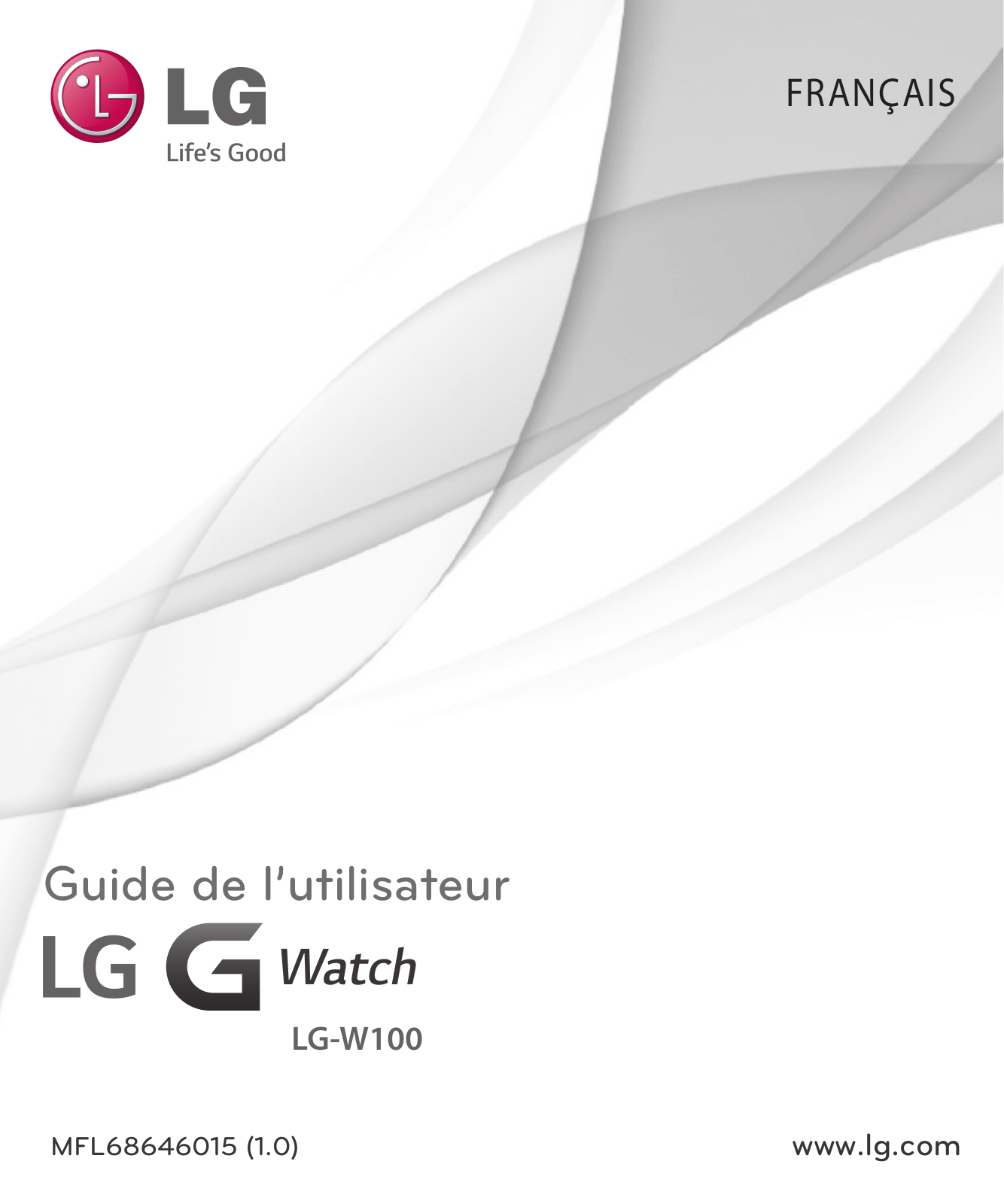 LG G Watch Manuel de l’utilisateur