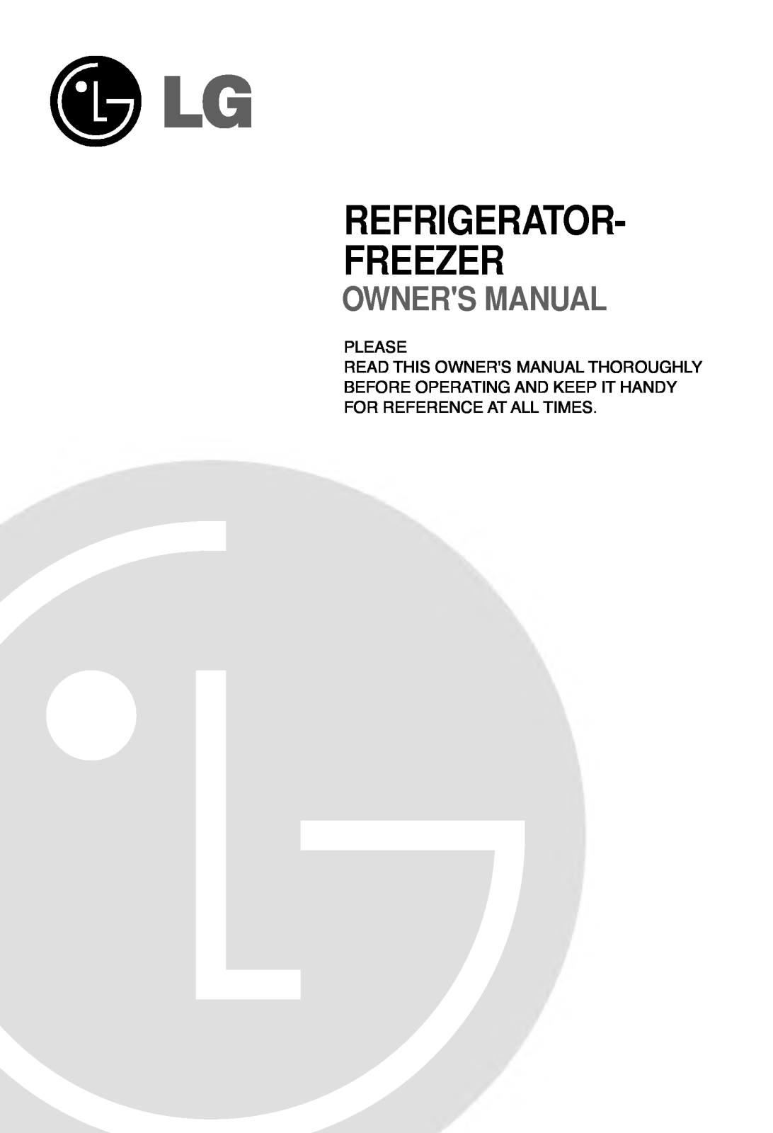 LG GR-S462GC, GR-S512GC, GR-S512GCA User Manual