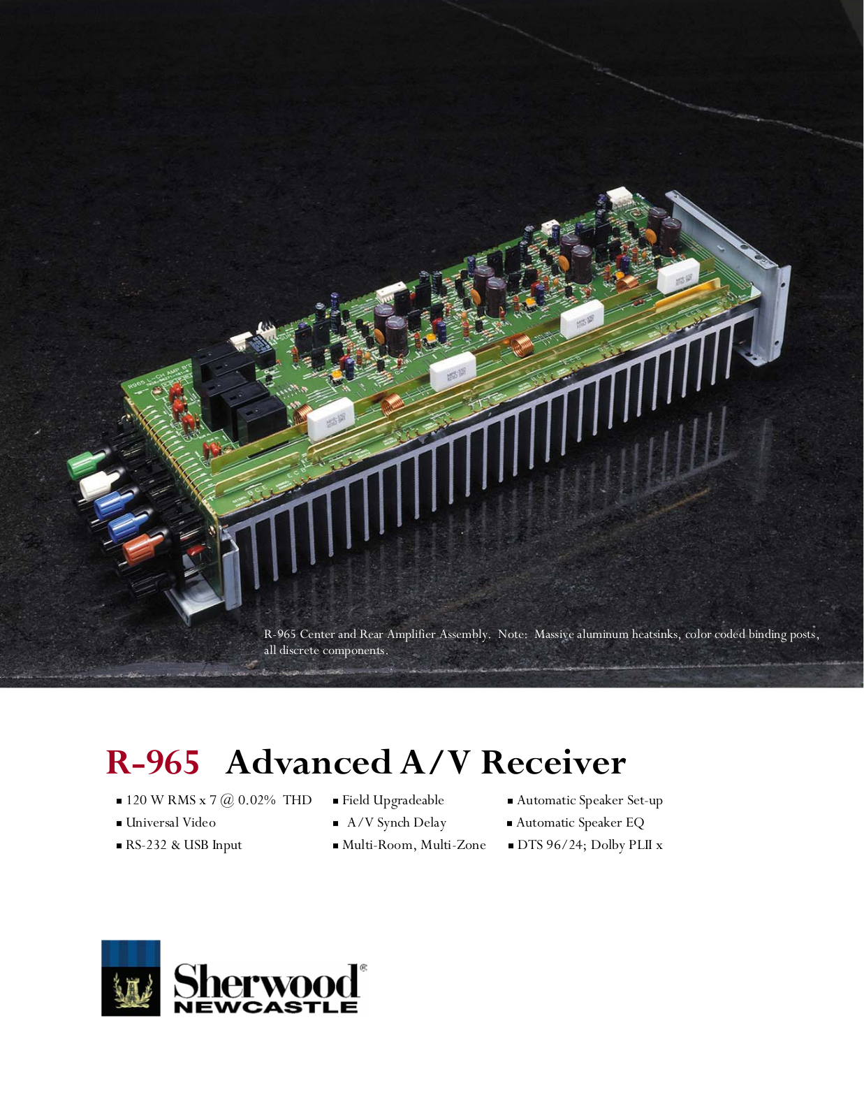 Sherwood R-965 Brochure