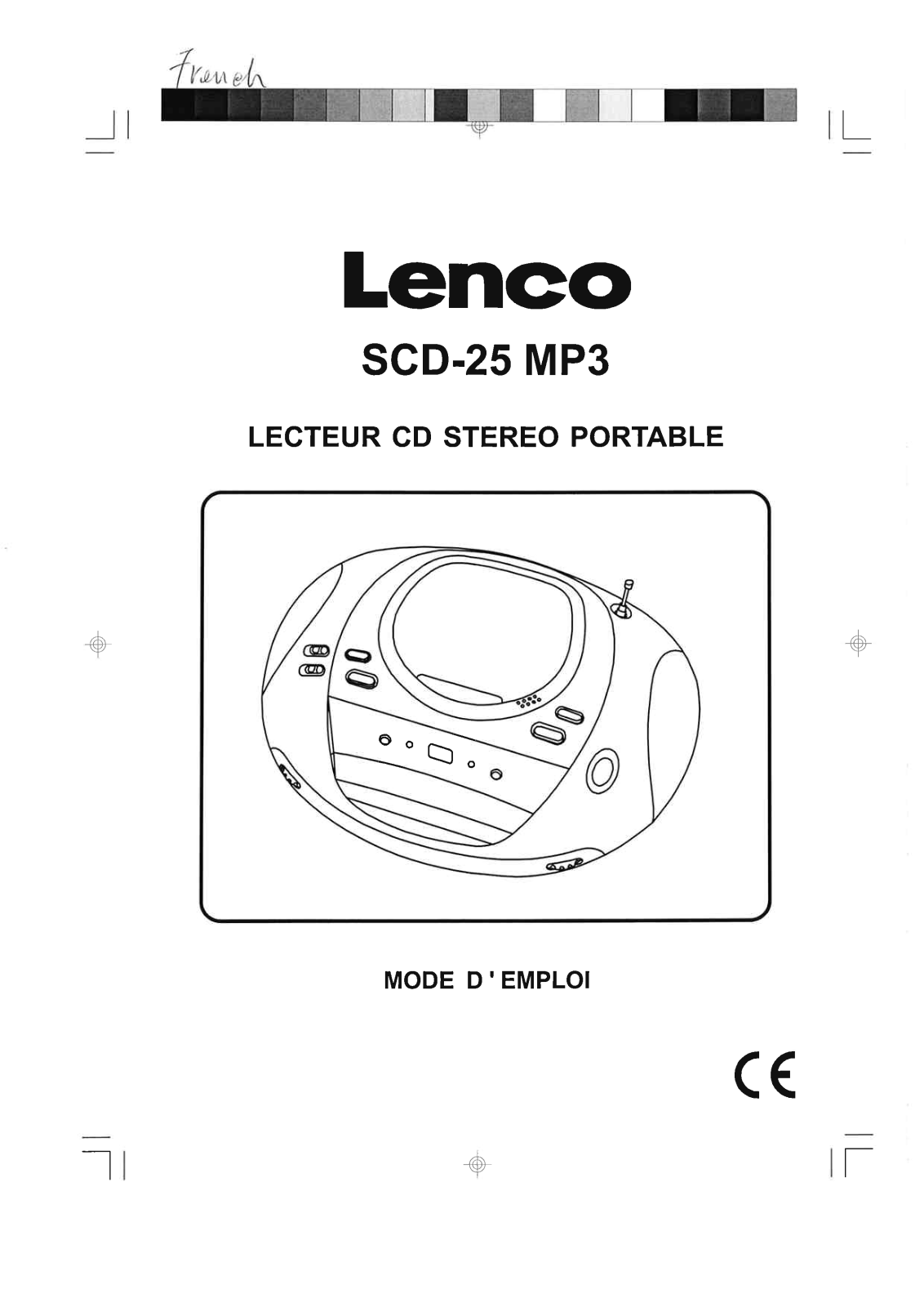 LENCO SCD-25 User Manual