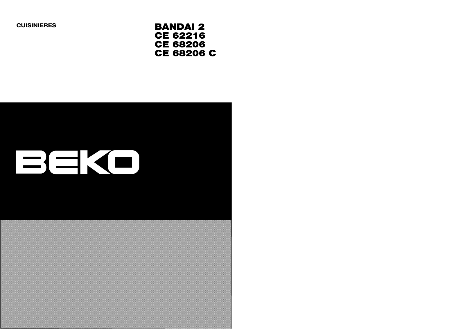 BEKO CE68206 User Manual