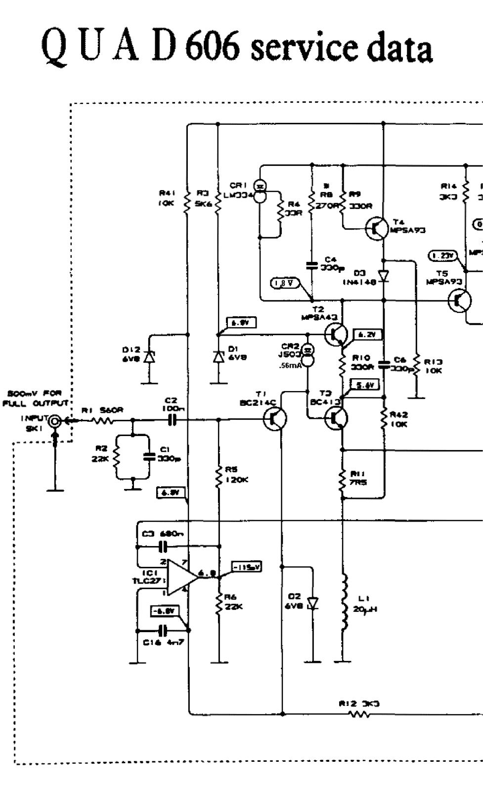 Quad 606 Schematic