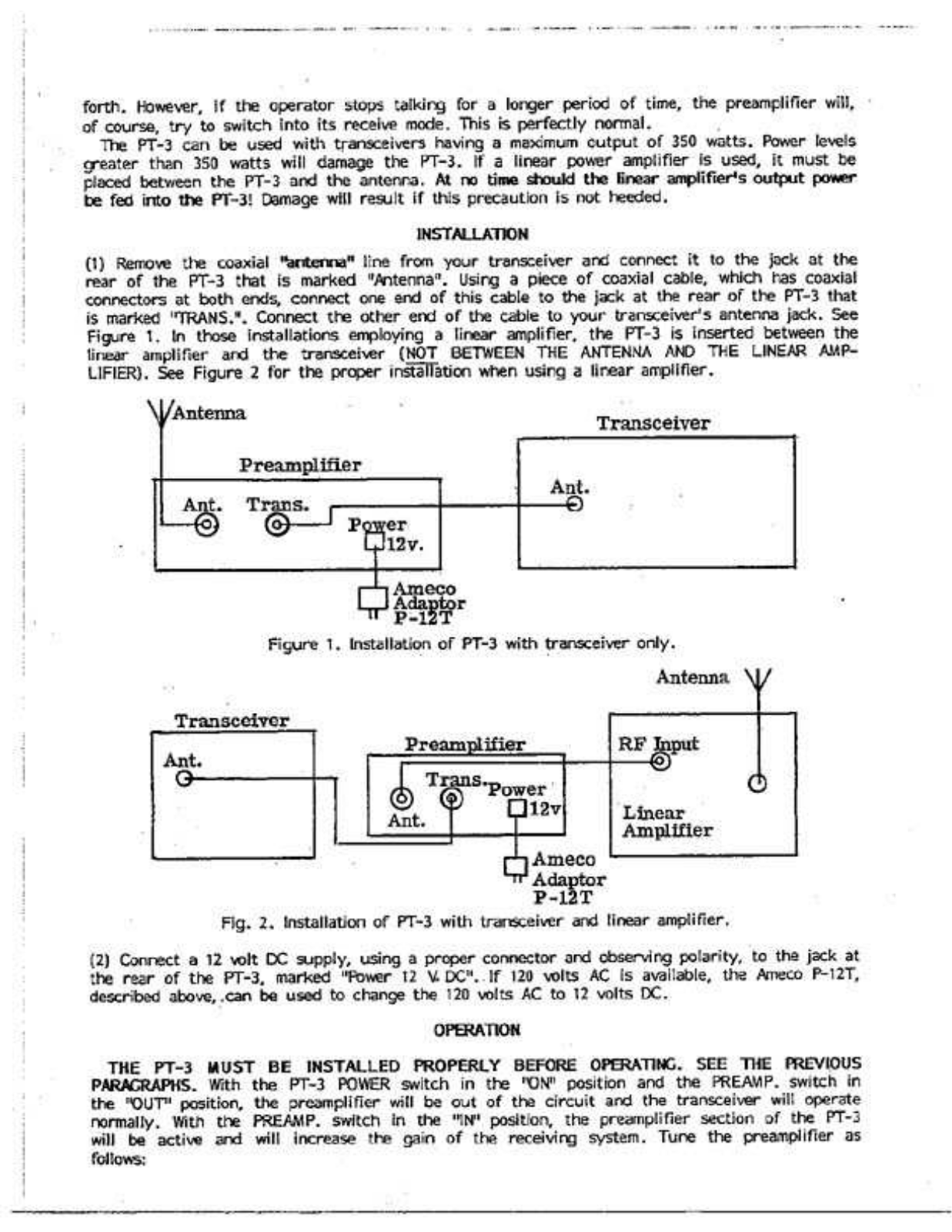 AMECO PT-3 Operator Manual (PAGE 2)