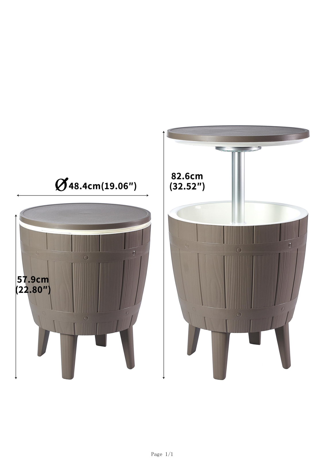 nuzanto NZAN1007 Dimensions - ManualMachine.com