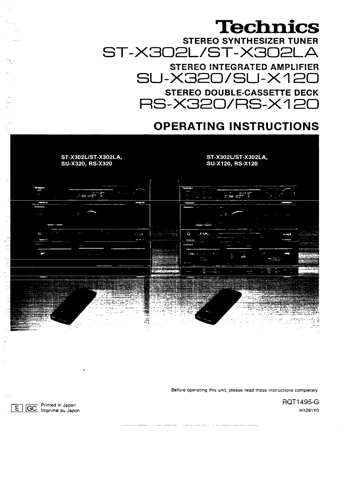 Panasonic STX302L User Manual