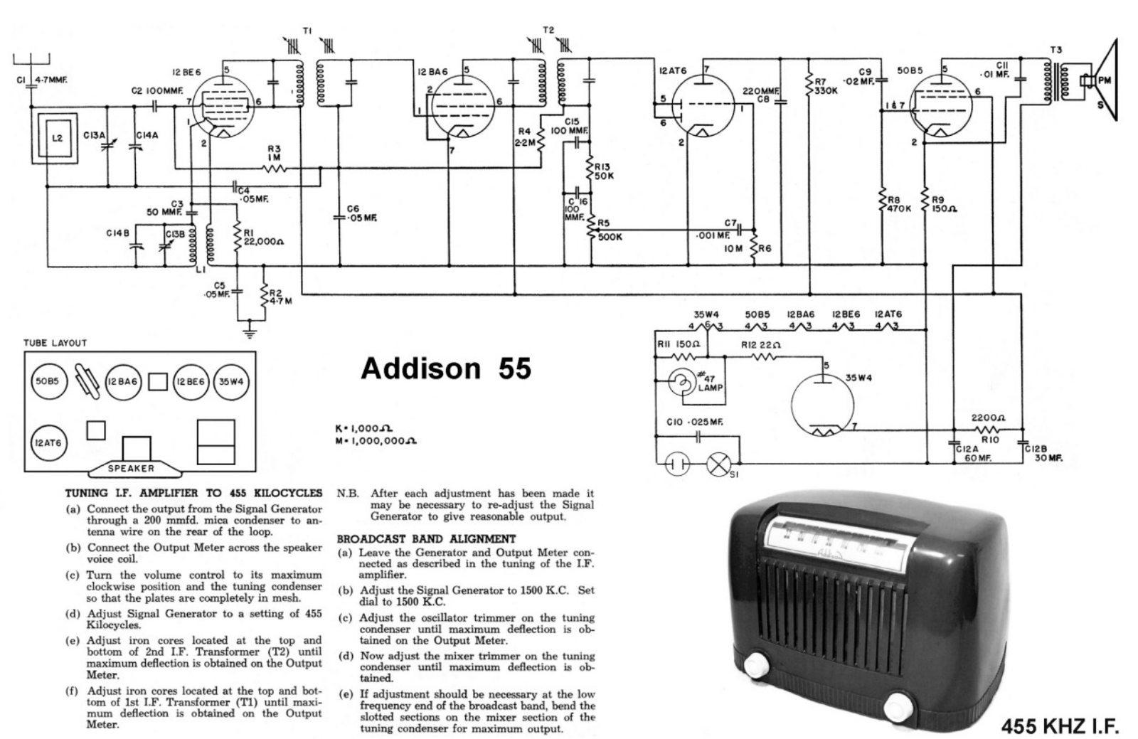 Addison 55 schematic