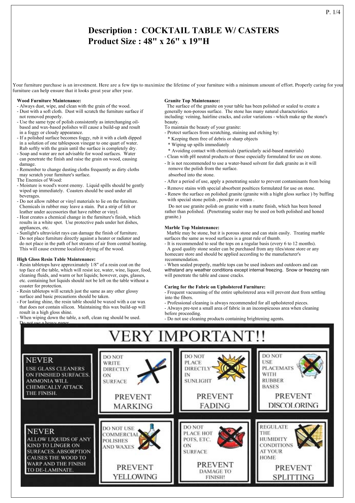 Greyleigh™ W004244455 Assembly Instructions - ManualMachine.com