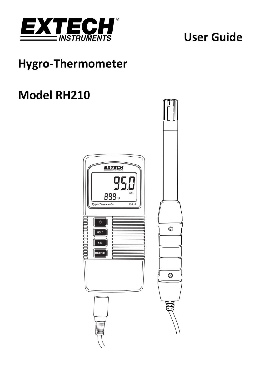 Extech RH210 Instruction Manual