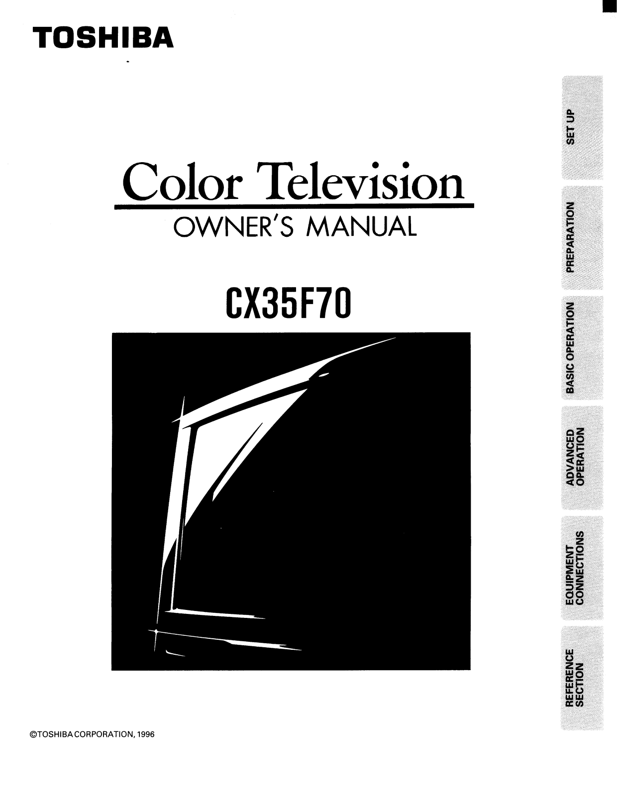 Toshiba CX35F70 User Manual