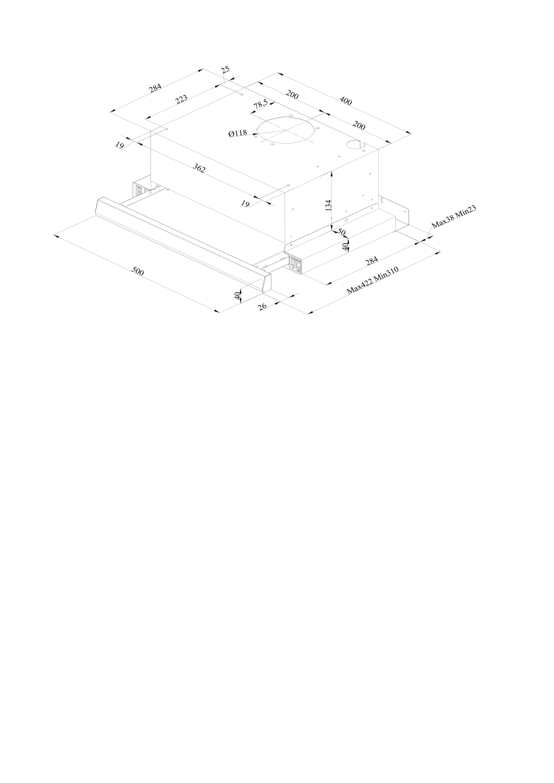 Amica OTS 515 W User Manual