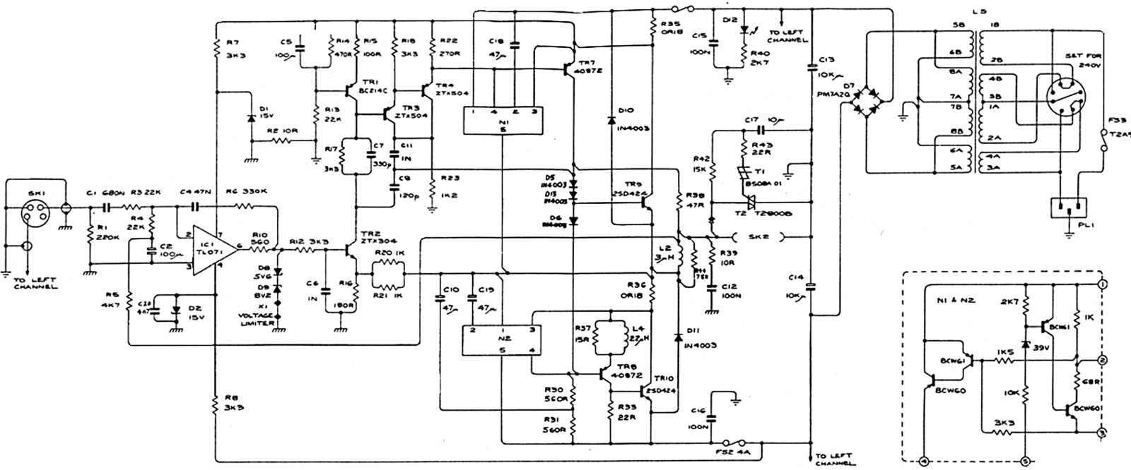 Quad 405 Mk2 Schematic