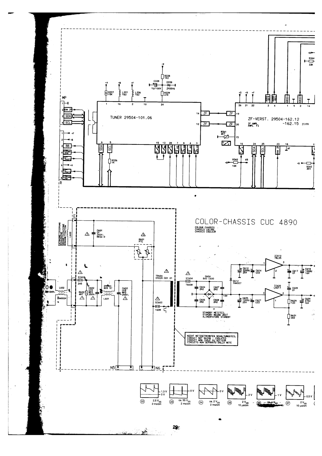 Grundig CUC4890 Schematic