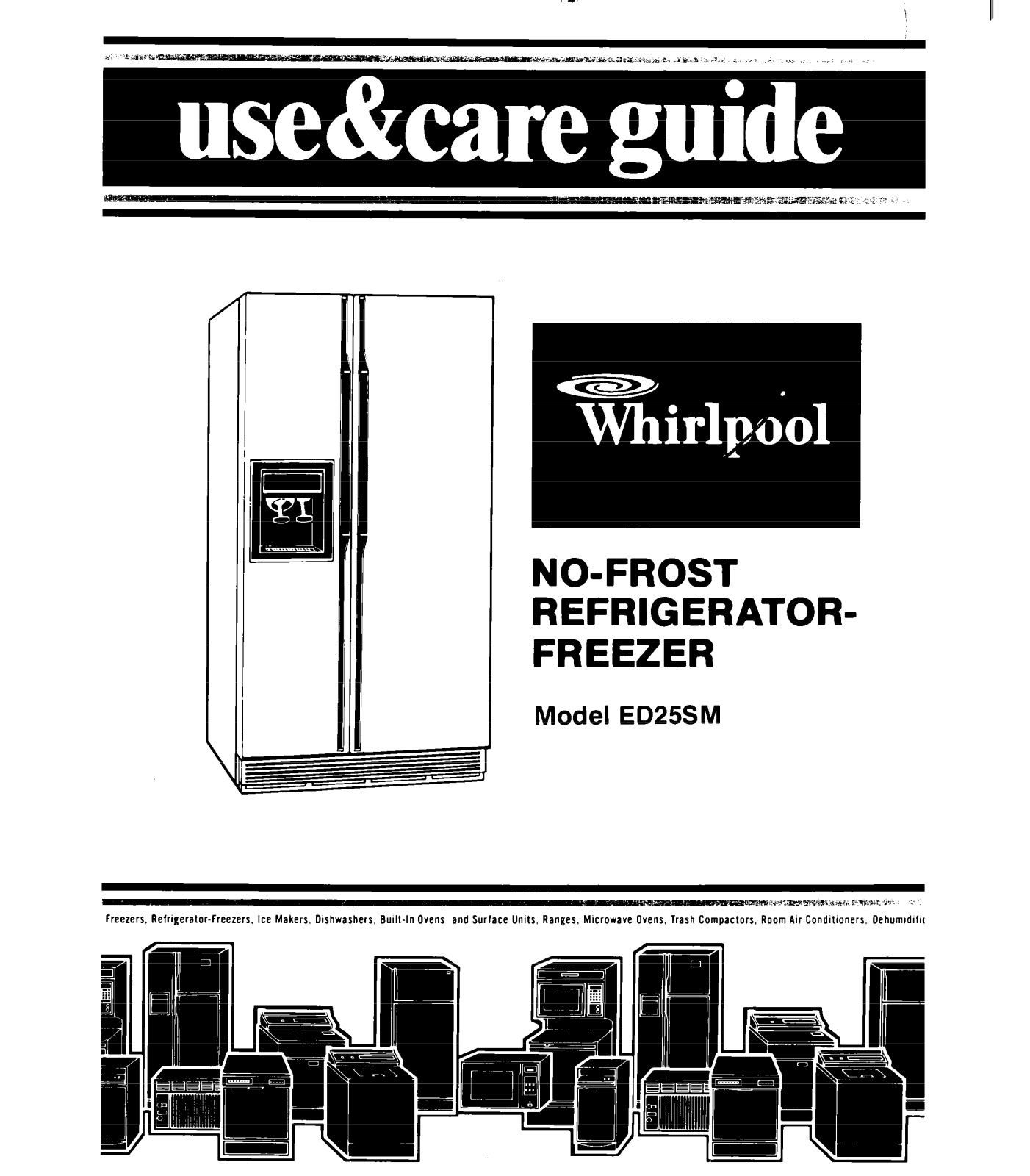 Whirlpool ED25SM User Manual