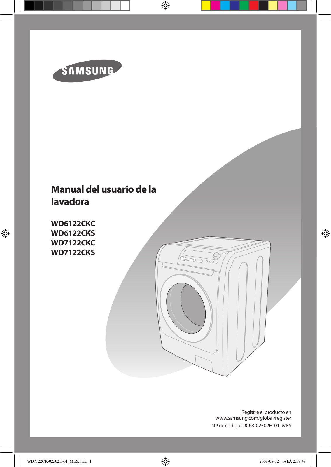 Samsung WD7122CKS, WD7122CKC User Manual