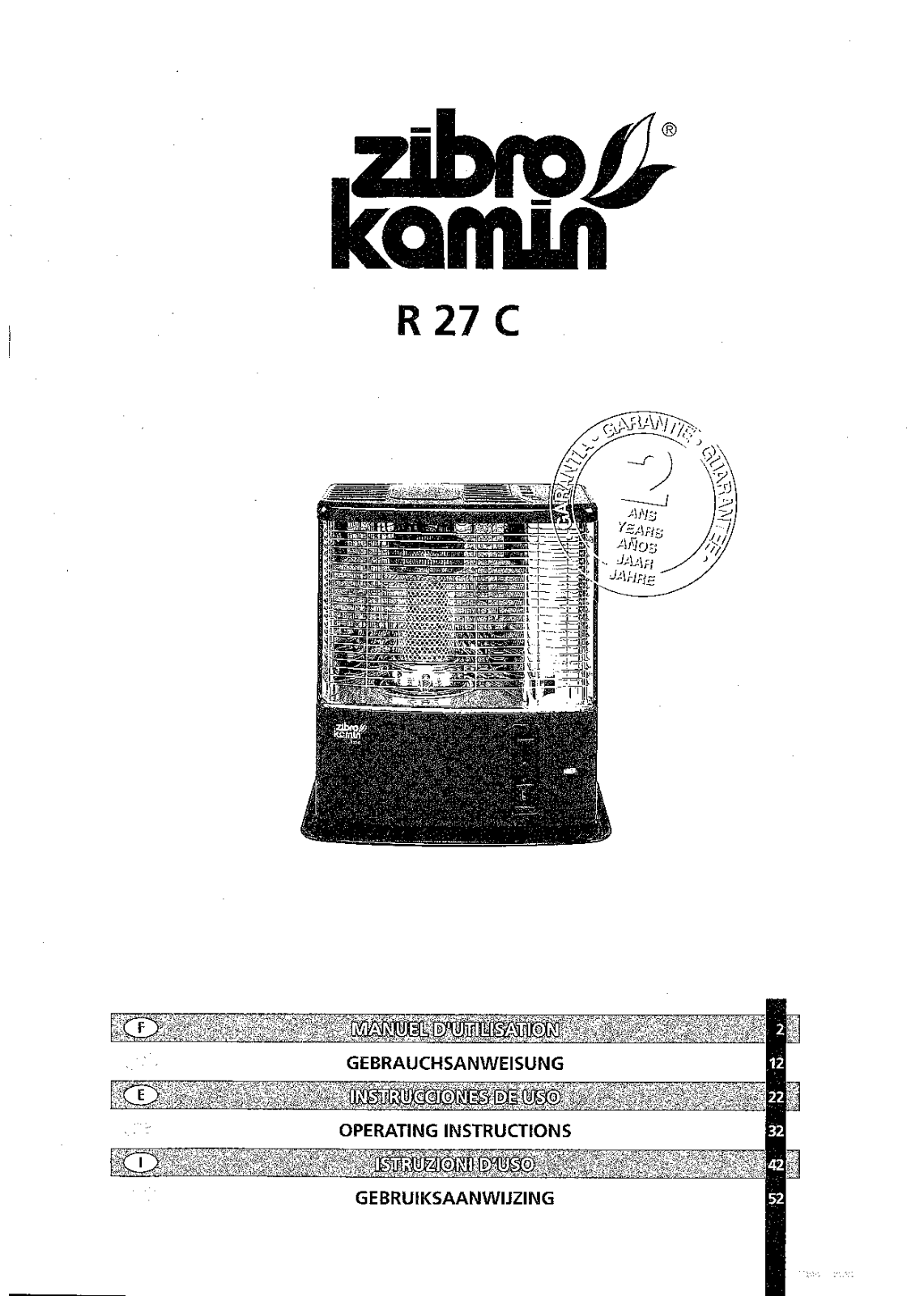 Zibro R 27 C User Manual