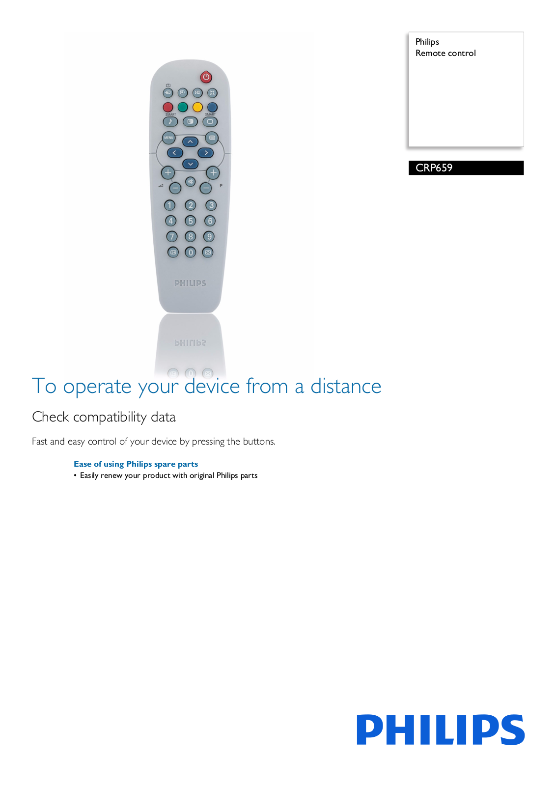 Philips CRP659/01 leaflet - ManualMachine.com