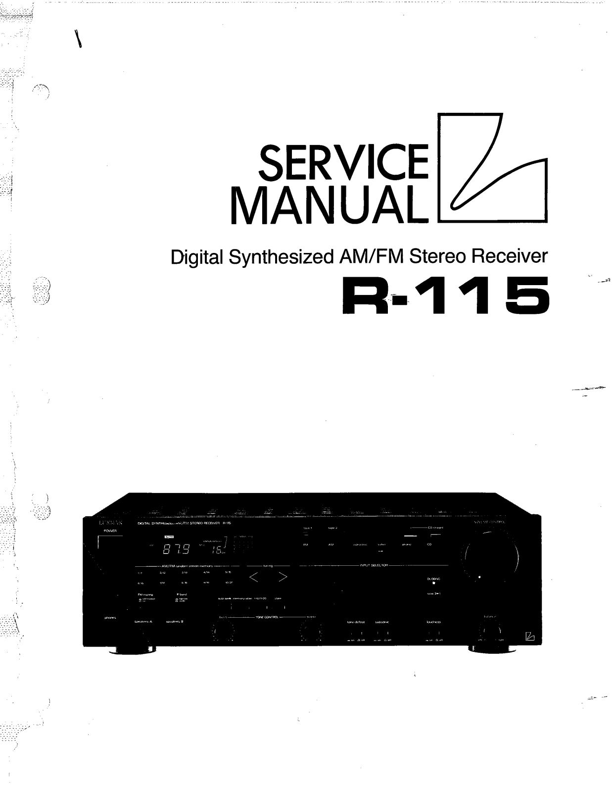 Luxman R-115 Service manual