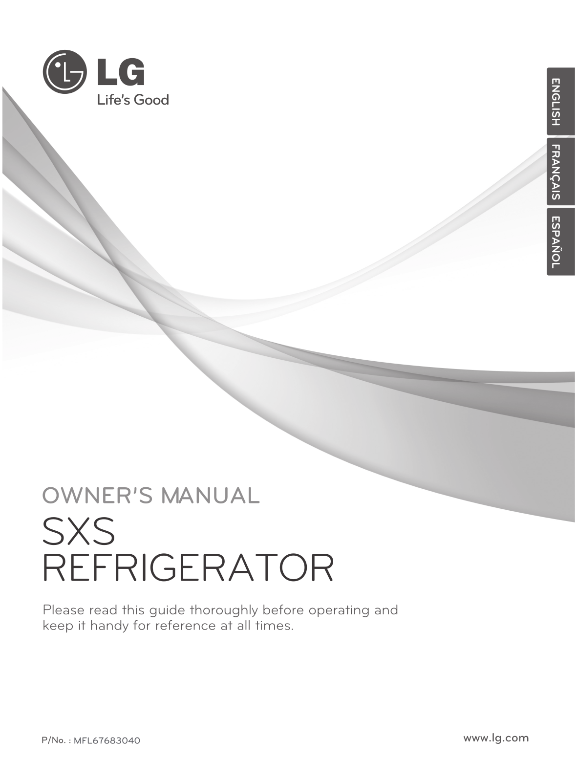 LG GR-J237JSNN Owner’s Manual