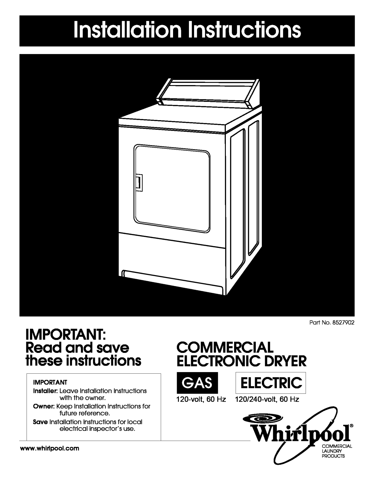 Whirlpool GCGM2991MQ Installation Guide