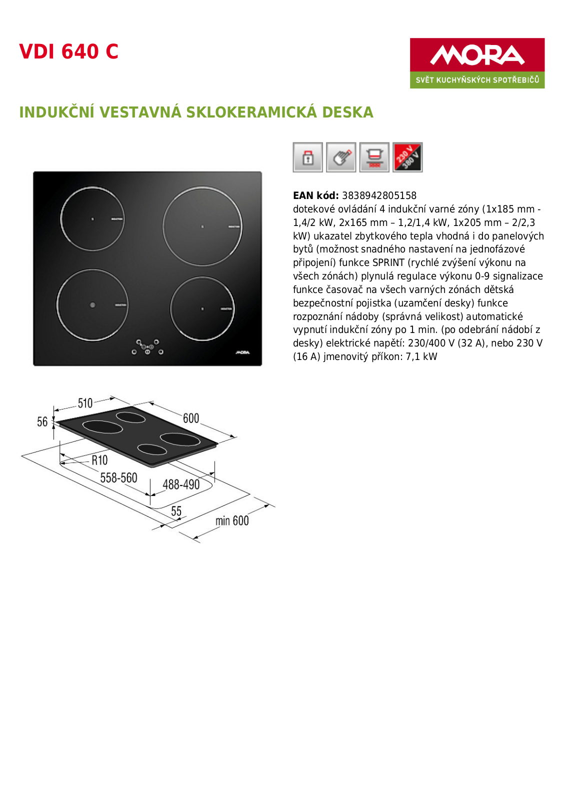 Mora VDI 640 C User Manual