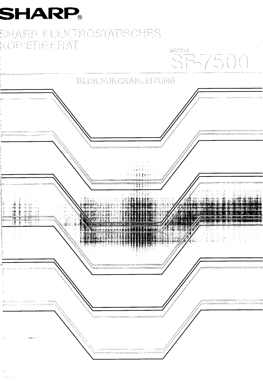 Sharp SF-7500 Operation Manual