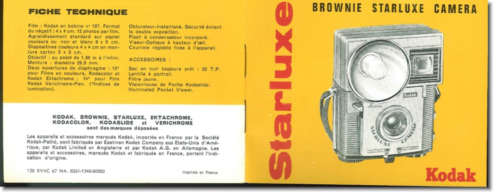 KODAK Brownie Starluxe Instruction Manual