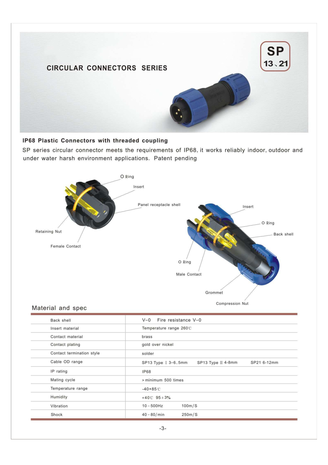 Datasheet SP2110/P12, SP2113/S12, SP2110/P5, SP2110/P9, SP2110/P7 Specification - ManualMachine.com