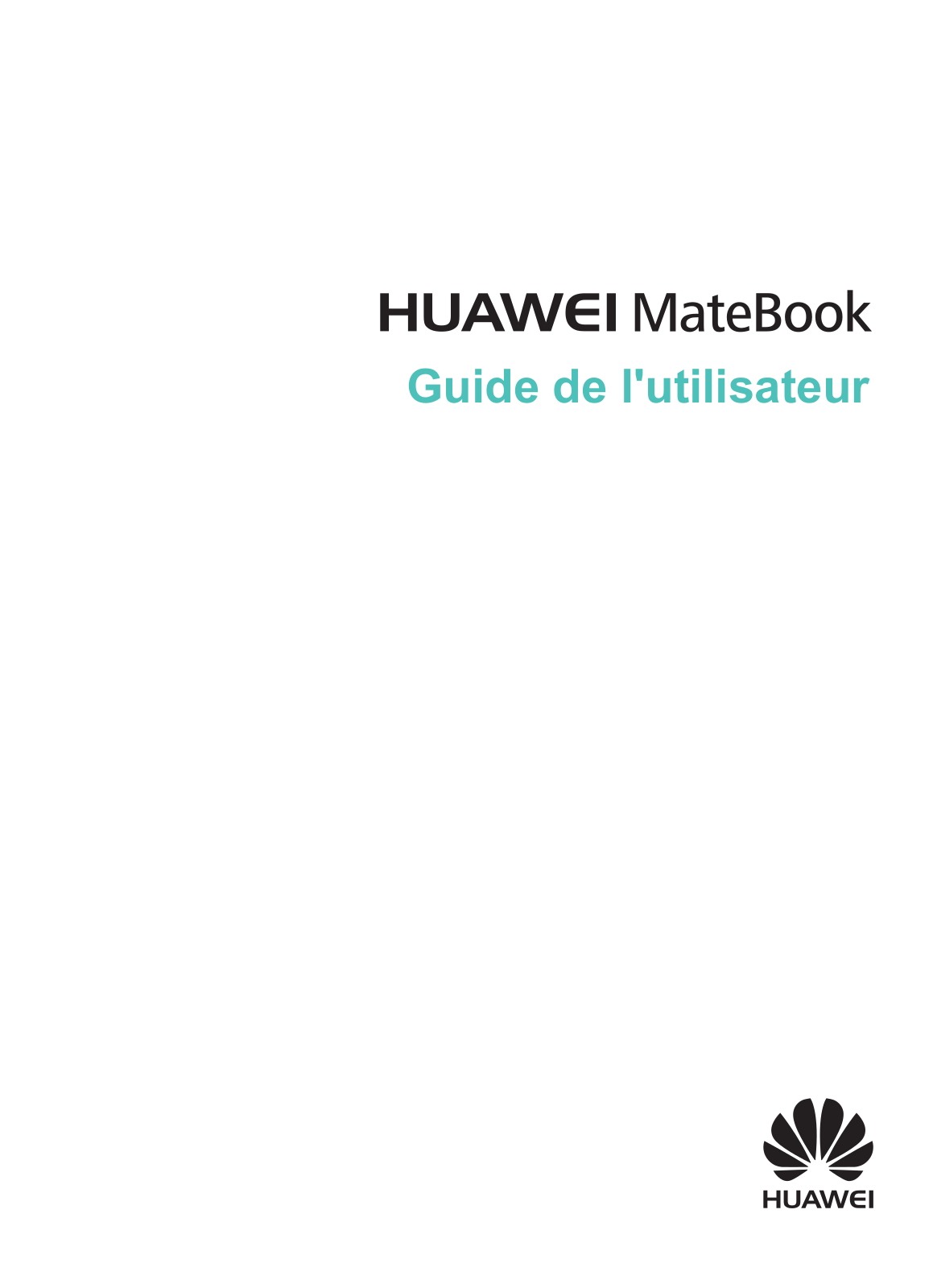 HUAWEI MateBook Instruction Manual