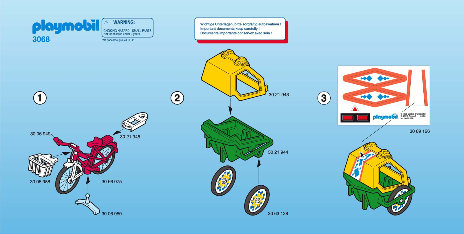 Playmobil 3068 Instructions