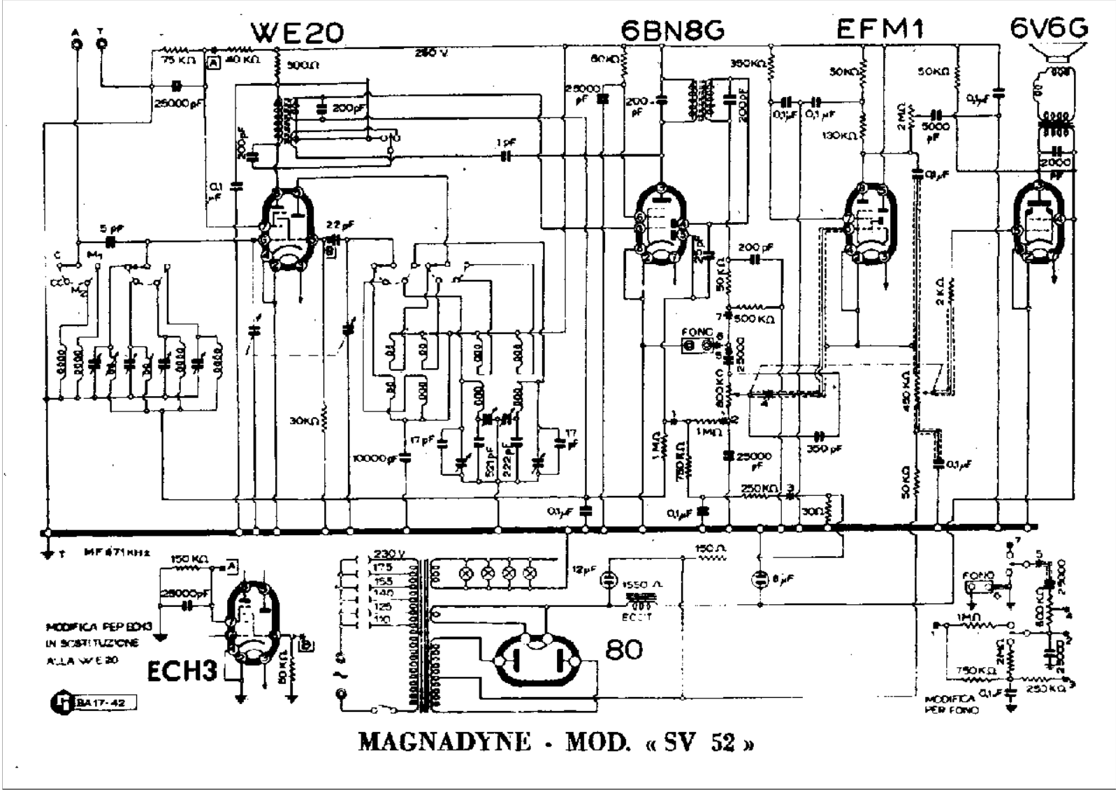 Magnadyne sv52 schematic